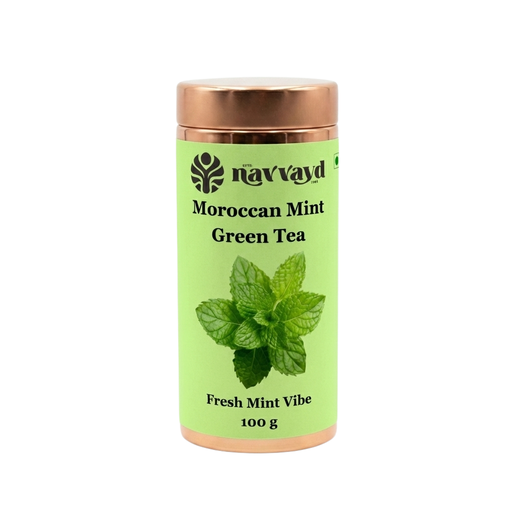Moroccan Mint Green Tea In Tin