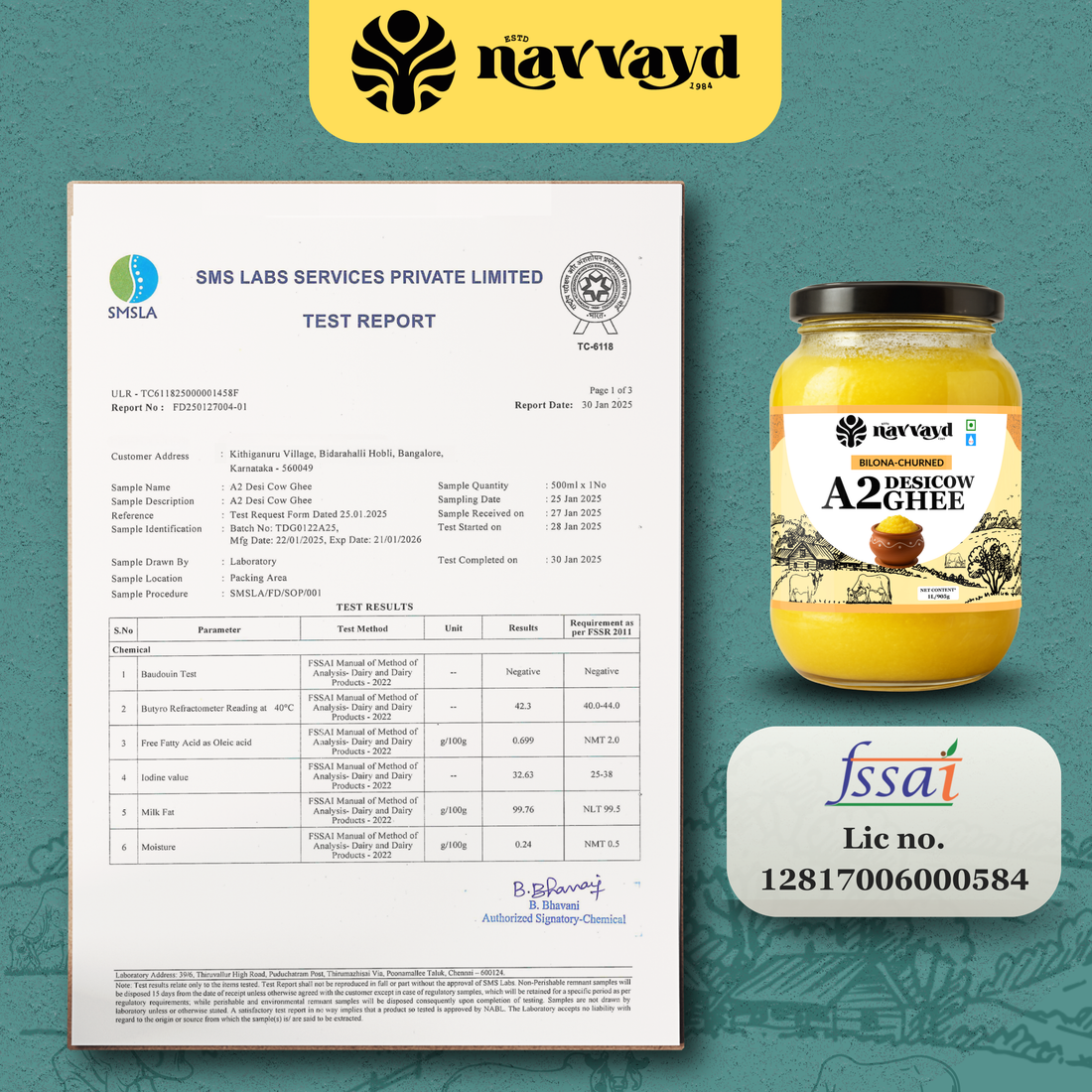 A2 Desi Cow Ghee - Bilona Churned