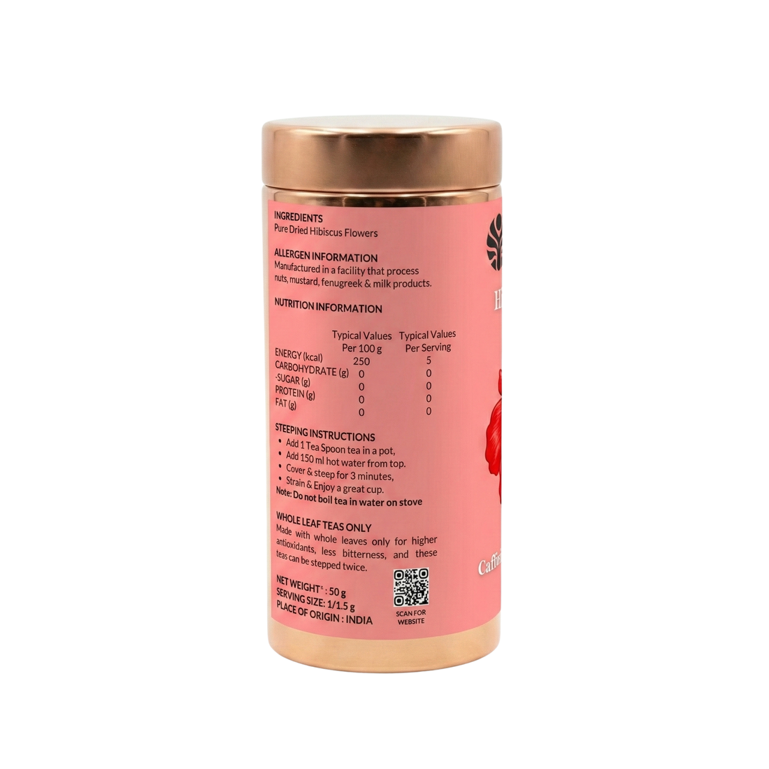 Pure Hibiscus In Tin