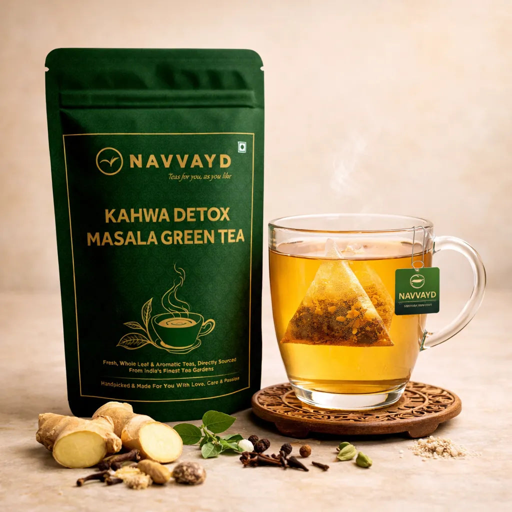 Detox Kahwa Masala Green Tea - Teabags