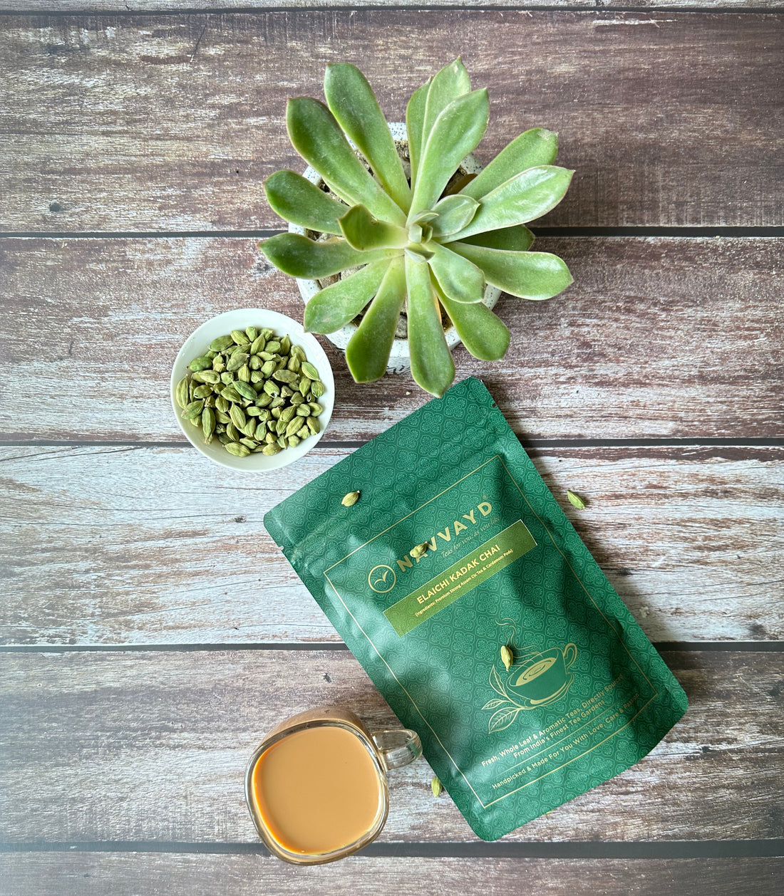 Super Delicious 7 Chai Pack - Jaipuriya Rose, Kolkata Street, Kesariya, Ginger Kadak, Elaichi Kadak, Desi Masala, Kadak Gold