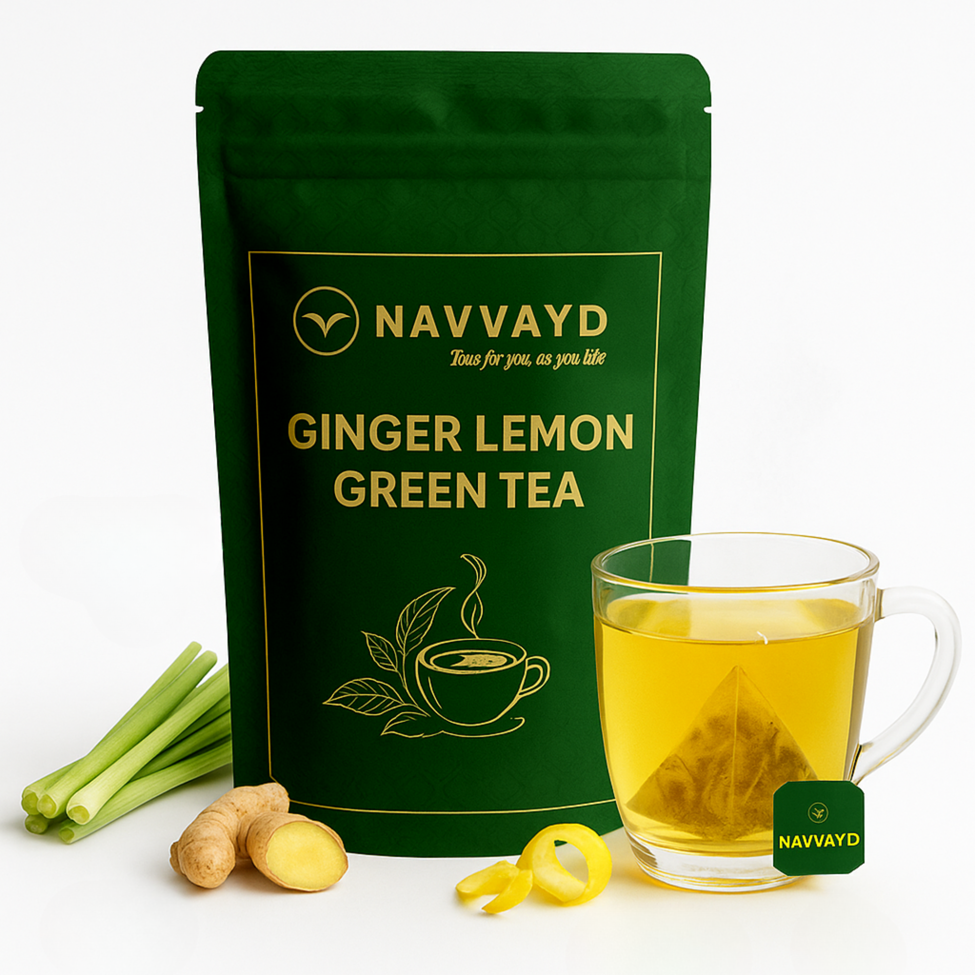 Ginger Lemon Green Tea - Teabags