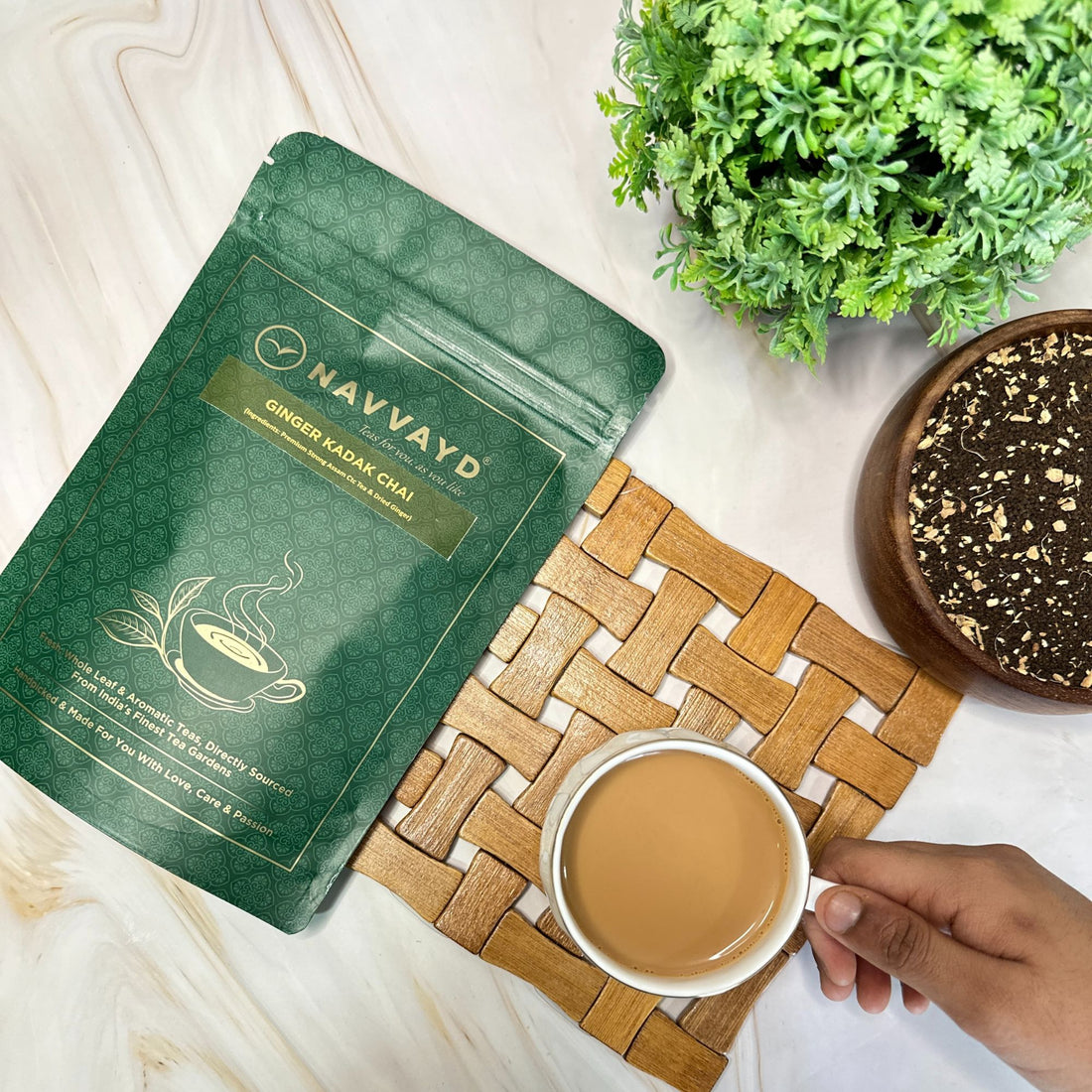 Super Delicious 7 Chai Pack - Jaipuriya Rose, Kolkata Street, Kesariya, Ginger Kadak, Elaichi Kadak, Desi Masala, Kadak Gold