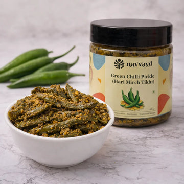 Hari Mirch ka Teekha Achaar | Green Chilli Pickle