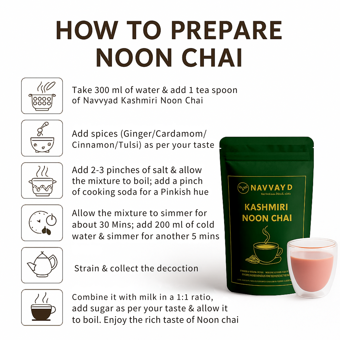 Navvayd Kashmiri Noon chai