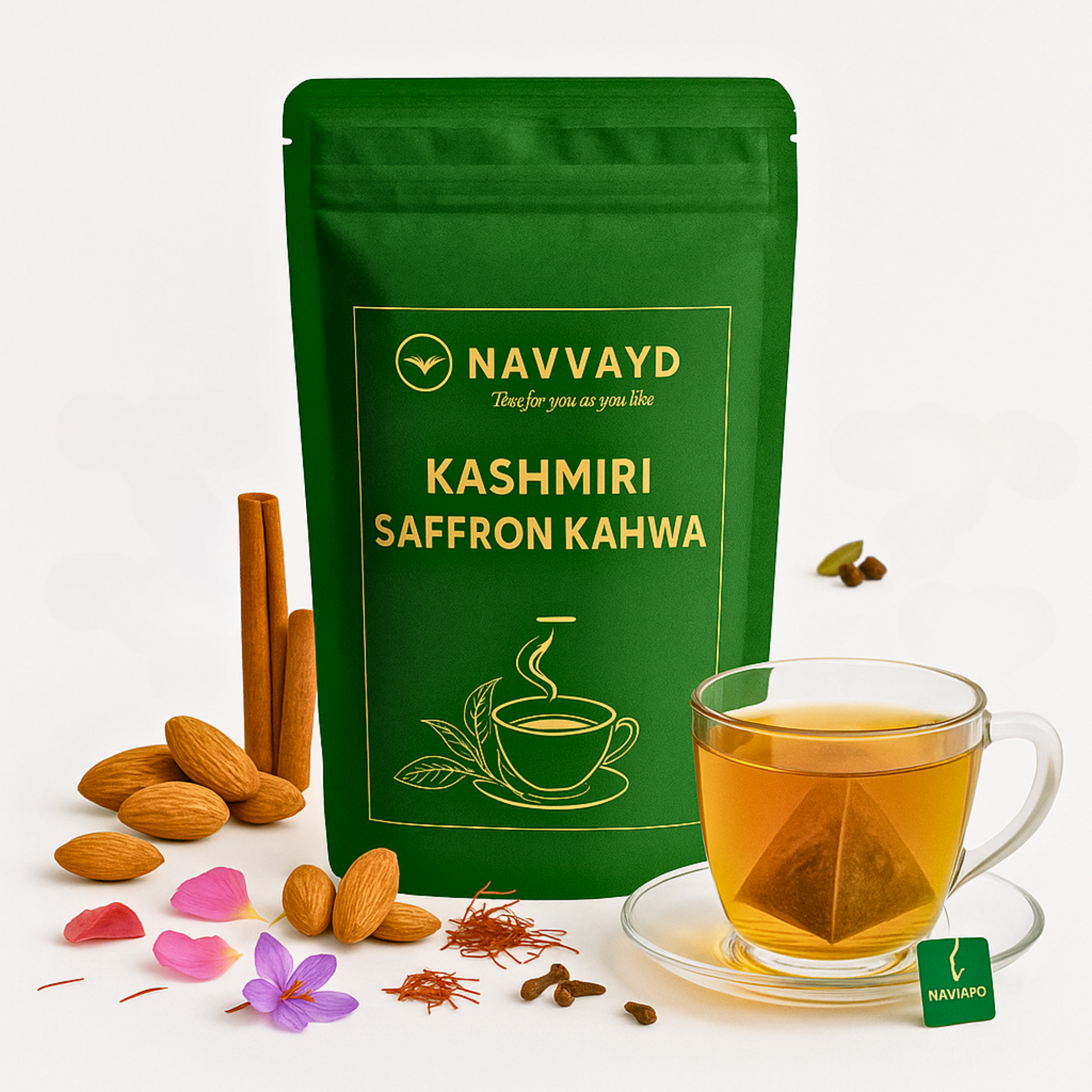 Kashmiri Saffron Kahwa - Teabags