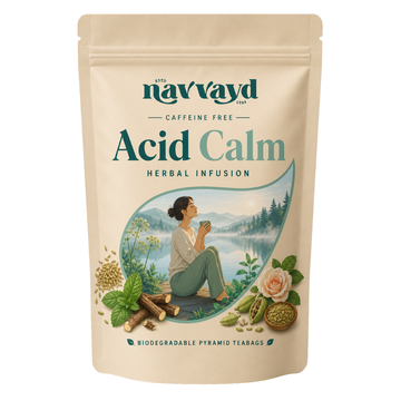 Acid Calm (In Biodegradable Teabags) | Herbal Infusion with Fennel, Tulsi & Mint