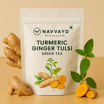 Turmeric Ginger Tulsi Green Tea