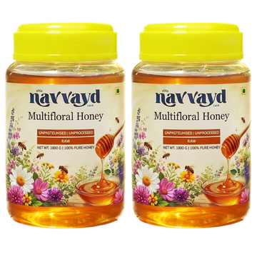 Multi Floral Honey 1 Kg  (2 Jars of 500 G Each)